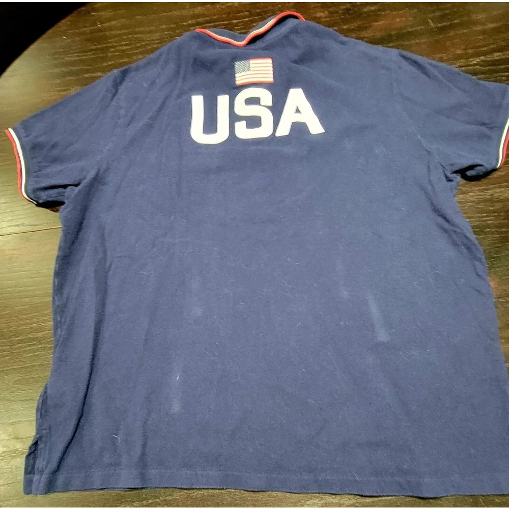 Polo Ralph Lauren USA Polo Big Pony Mens Size XXLarge #16 Patch Cotton
